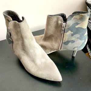Camo Suede Booties by G.I.L.I.